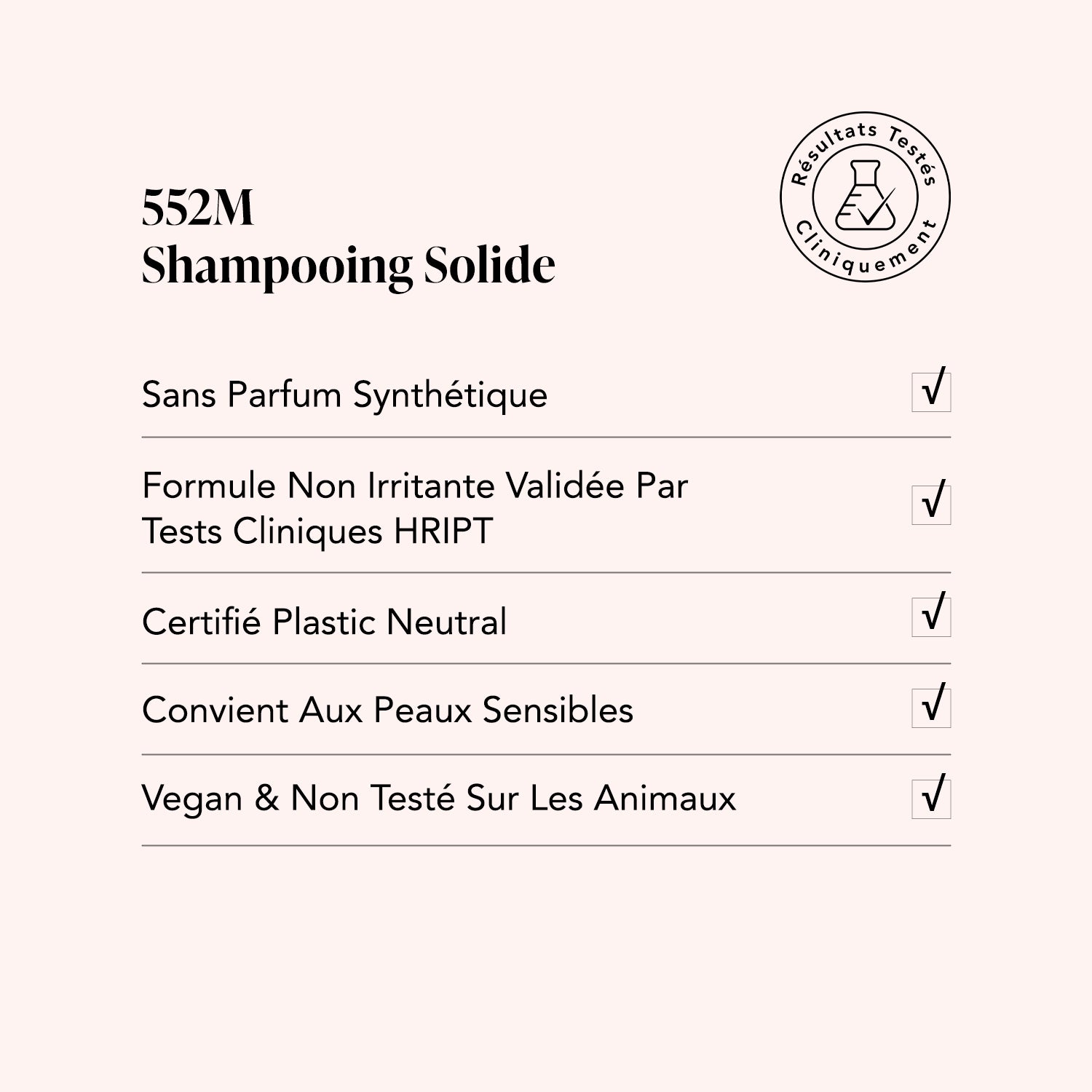 Shampooing Solide Sans Savon 552M