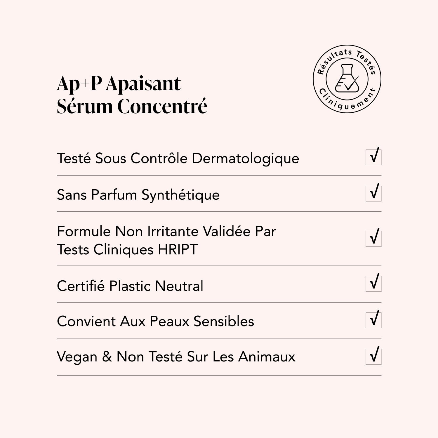 Sérum Concentré Apaisant Ap+P Abricot+Palmarosa