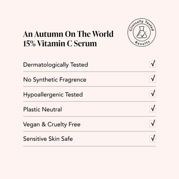 Un automne sur le monde • Sérum à 15 % de vitamine C