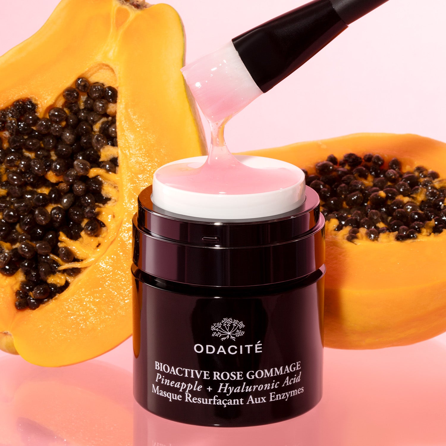Masque Resurfaçant Aux Enzymes Bioactive Rose Gommage