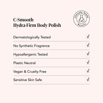 C-Smooth • Hydra-Firm Body Polish • Vitamin C & E + Kakadu