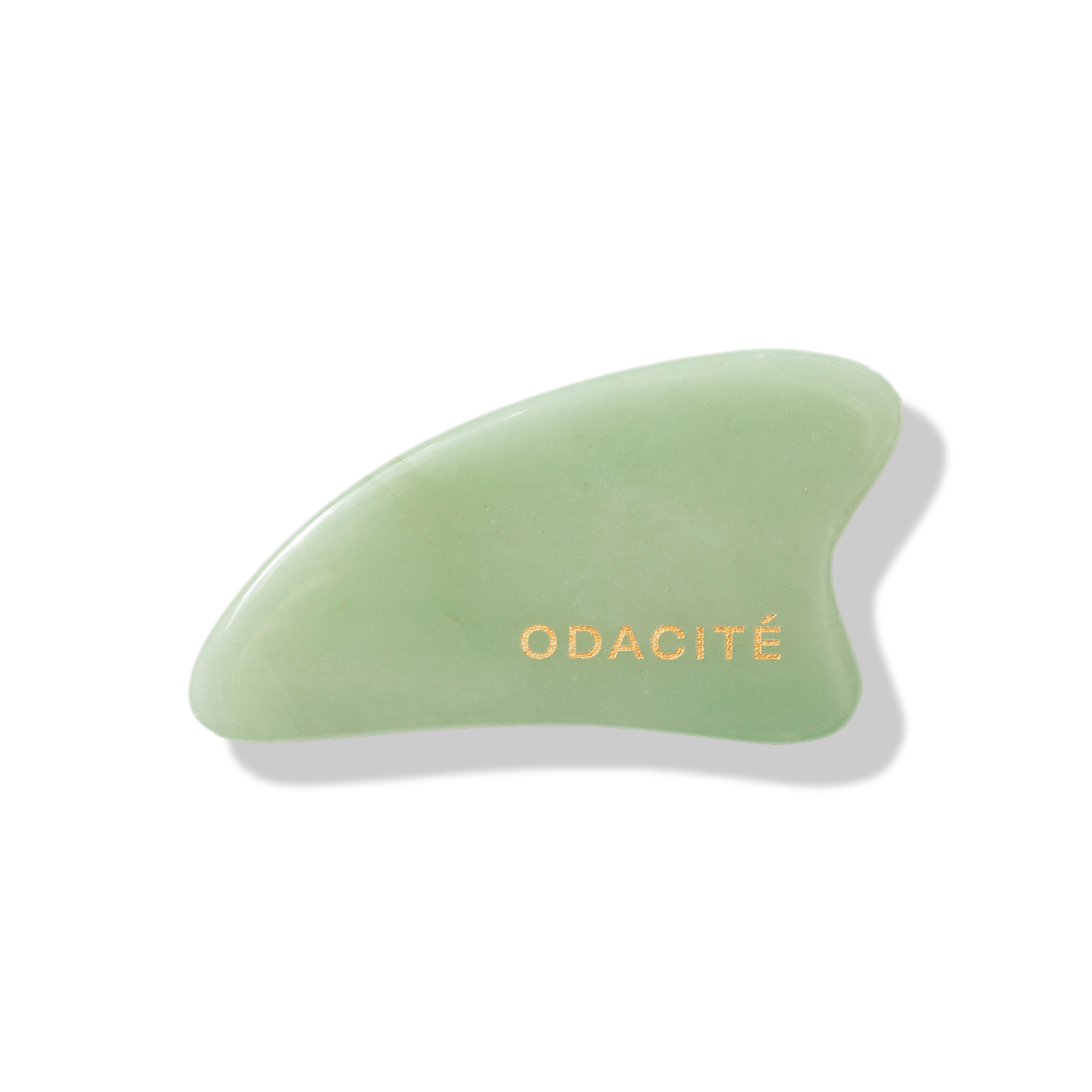 Gua Sha Contour De Cristal Aventurine Verte
