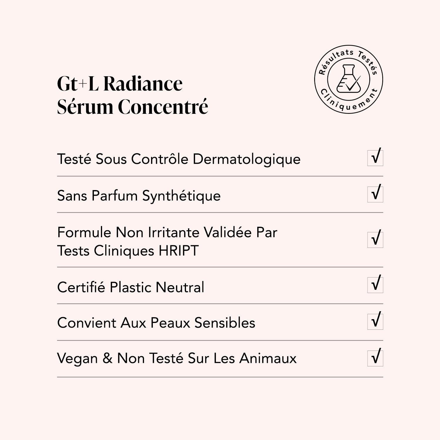 Sérum Concentré Éclat Gt+L Thé Vert + Citronnelle
