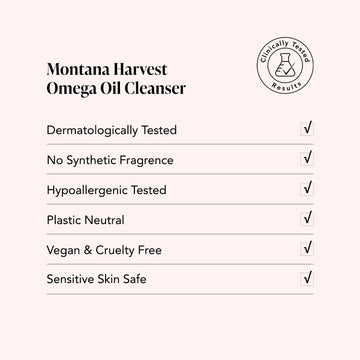 Montana Harvest • Hemp + Sea Buckthorn • Omega Oil Cleanser