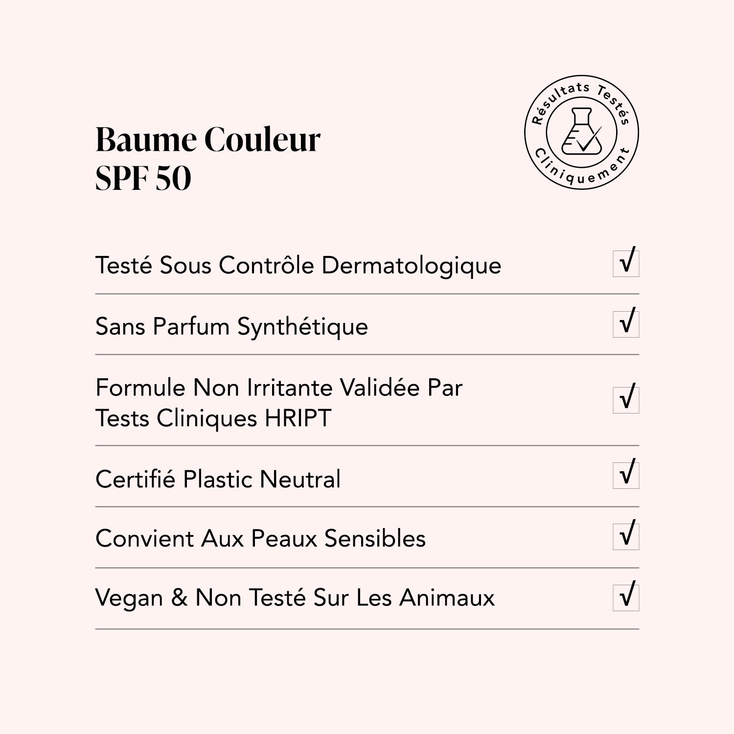 SPF 50 Baume Couleur