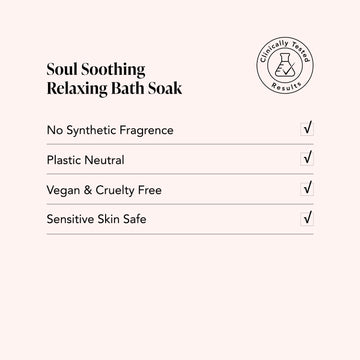 Soul Soothing • Himalayan Crystal Salt, & French Lavender Neroli + Patchouli • Relaxing Bath Soak